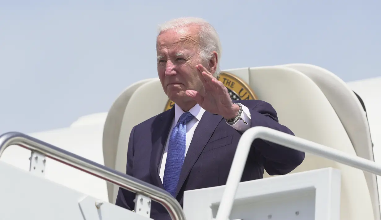 Rabu malam, Biden dikabarkan akan berpidato dari Oval Office di Gedung Putih mengenai keputusannya untuk mundur dari Pilpres AS 2024. (AP Photo/Manuel Balce Ceneta)