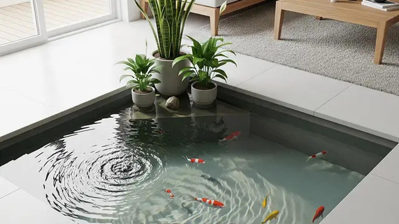 8 Model Kolam Ikan di Ruang Tengah yang Minimalis, Ciptakan Sudut Rumah yang Menenangkan