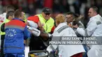 Gelandang Dinamo Bukarest, Patrick Ekeng, mengembuskan napas terakhir ketika timnya berjumpa FC Viitorul Constanta, pada pertandingan lanjutan Liga 1 di Dinamo Stadium, Jumat (6/5/2016) waktu setempat.