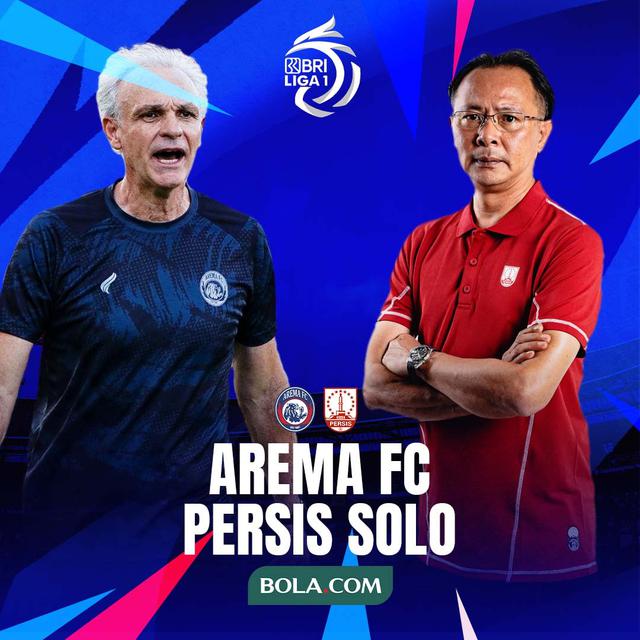 BRI Liga 1 - Arema FC Vs Persis Solo - Duel Pelatih