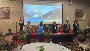 Dewan Pimpinan Daerah (DPD) Persatuan Konsultan Indonesia (Perkindo) DKI Jakarta saat menggelar rapat kerja daerah (rakerda) ke-IV yang digelar di kawasan Jakarta Selatan. (Liputan6.com/ist)