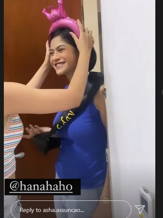 Kejutan ulang tahun Hana Saraswati (Foto: Instagram/@asha.assuncao)