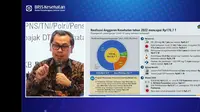 Staf Khusus Menteri Keuangan Sri Mulyani, Yustinus Prastowo dalam Diskusi Publik dengan tema &ldquo;Outlook JKN : Satu Dekade Jaminan Kesehatan Nasional, Sudahkah Sesuai Harapan?&rdquo;, Senin (30/1/2023).