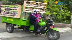Sosok yang satu ini menggabungkan upaya peningkatan minat membaca dengan kesadaran lingkungan.
