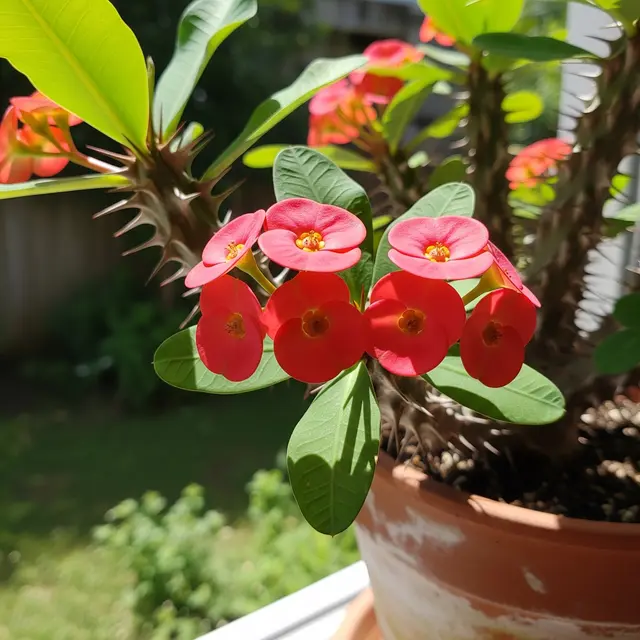 Euphorbia Milii (AI Generated)