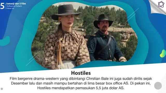 [Bintang] Jumanji dan 5 Film Hollywood Terlaris Pekan Ini