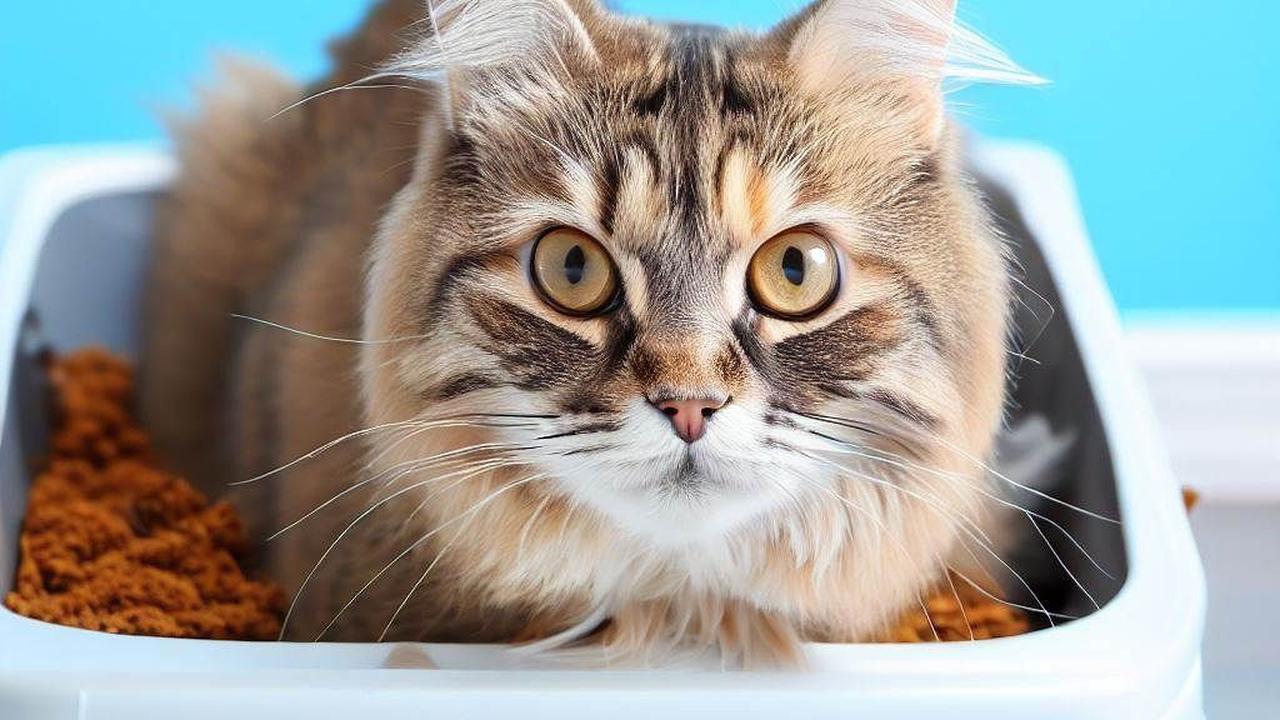 6. Letakkan Kucing di Pasir Sesudah Makan