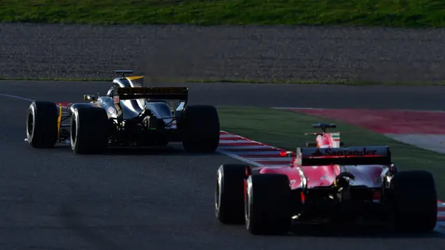 Tes F1 Barcelona, Lewis Hamilton