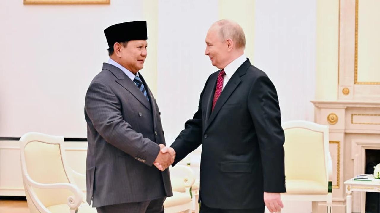 Prabowo melakukan pertemuan bilateral dengan Presiden Putin di Istana Kremlin, Moskow, Rabu (10/12/2025).