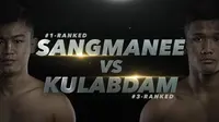 Kulabdam “Left Meteorite” Sor. Jor. Piek Uthai akan berhadapan dengan Sangmanee “The Million Dollar Baby” Klong SuanPluResort pada babak semifinal kedua  Turnamen ONE Bantamweight Muay Thai di Bangkok, Thailand. (ONE Championship)