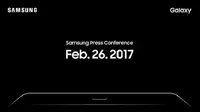 Undangan yang disebar Samsung untuk konferensi pers saat gelaran MWC 2017 (sumber: ubergizmo.com)