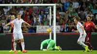 Laga kualifikasi Euro 2016 Portugal vs Albania (Miguel Riopa/AFP)