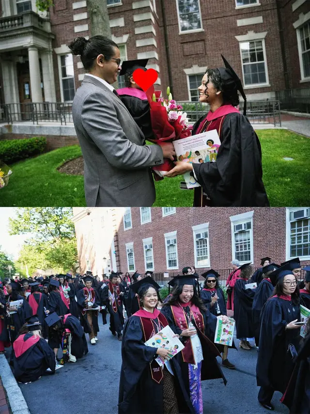 Senyum Manis Mutiara Baswedan Lulus S2 dari Harvard University, Tampil Toga Kembaran dengan Sang Putra