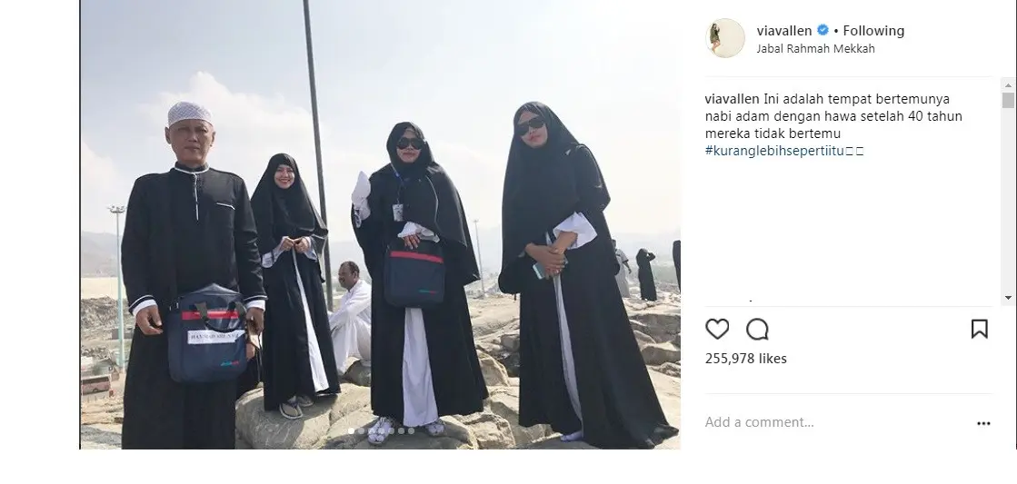 Via Vallen dihujat haters (Foto: Instagram)