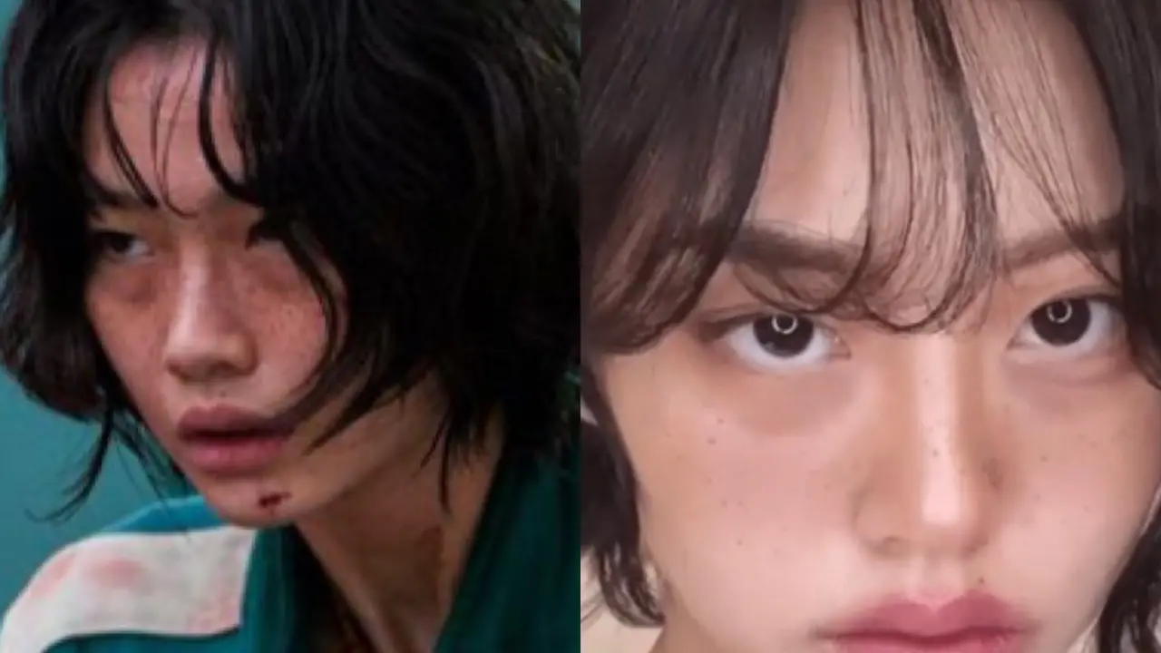 Tutorial makeup Sae Byeok yang diperankan Jung Ho Yeon di Squid Game ini viral di media sosial/dok.  TikTok @jooshica/ Netflix