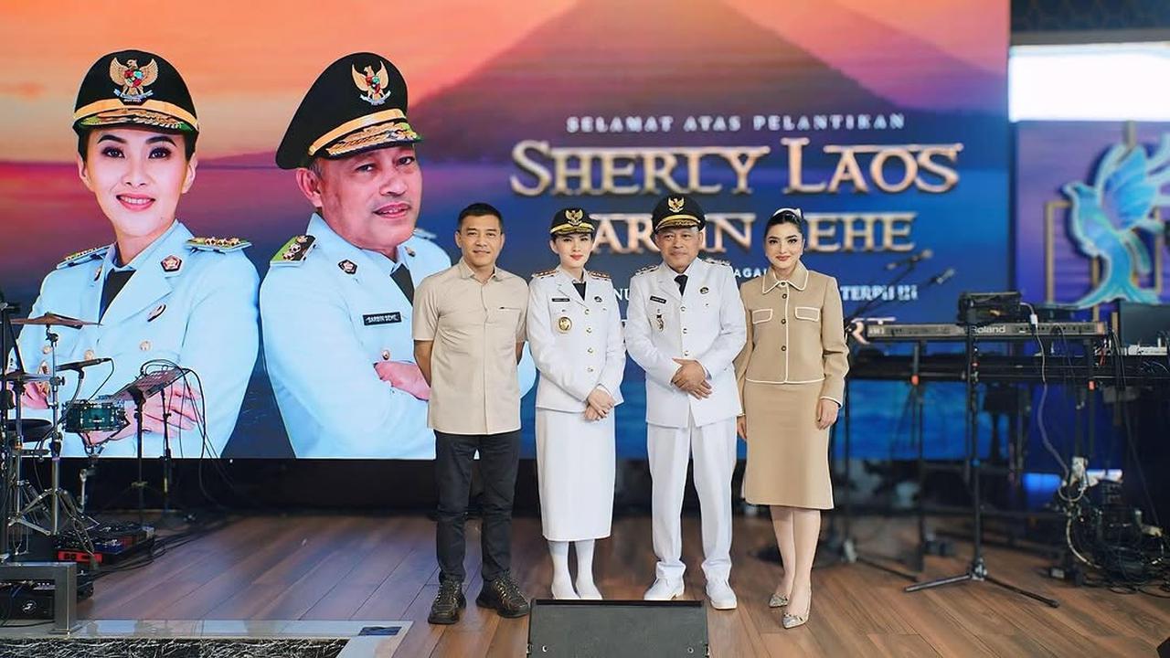 Potret Ashanty Hadiri Syukuran Pelantikan Sherly Tjoana Laos Sebagai Gubernur Maluku Utara, Tampil Cantik Serba Coklat