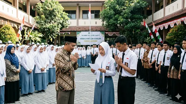 Ikrar Syawalan untuk Halal Bi Halal (Foto: Gemini AI)