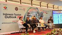 Kemenparekraf menyelenggarakan diskusi Indonesia Tourism Outlook 2025 di Aston Kemaypran City Hotel, Jakarta Pusat pada Kamis (10/10/2024). (Dok: Liputan6.com/dyah)