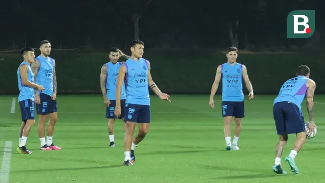 Latihan Timnas Argetina