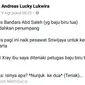 Petikan unggahan atas perlakuan kasar petugas bandara di Malang. (Liputan6.com/Zainul Arifin)