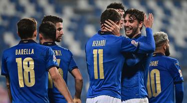 FOTO: Italia Buka Peluang ke Semifinal, Bekap Polandia 2-0