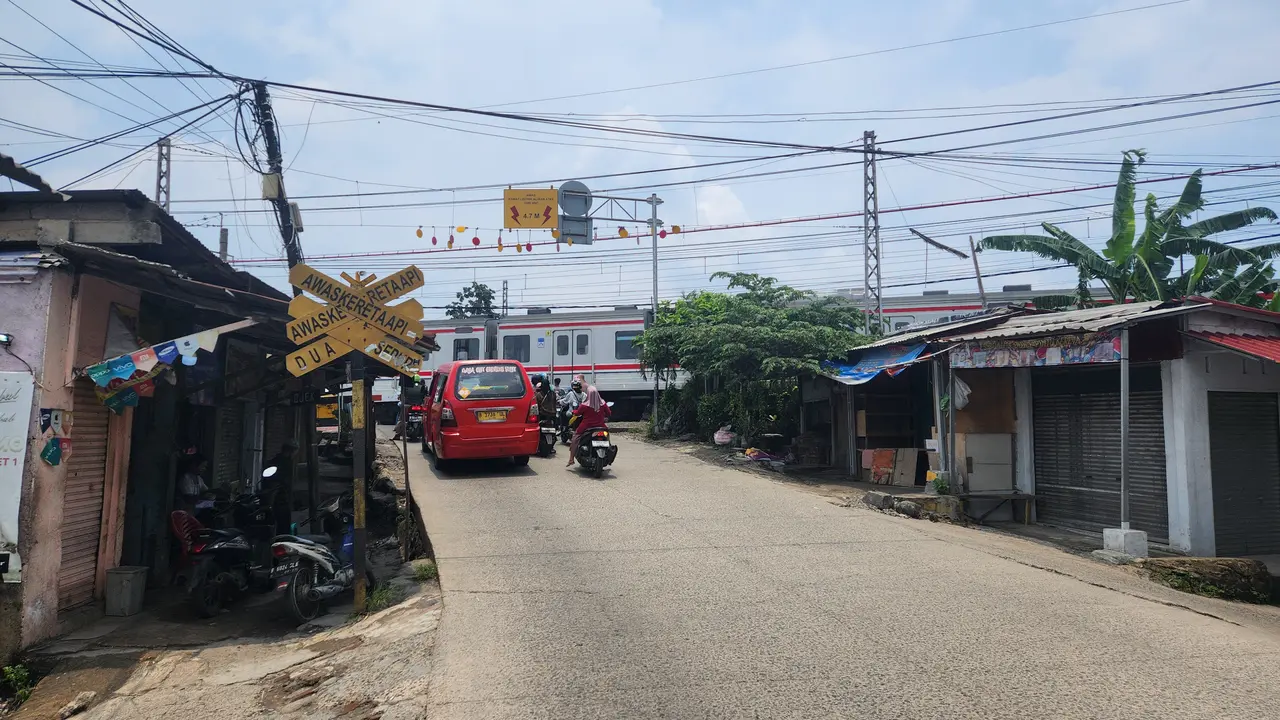 Salah satu sudut jalan di sekitar Stasiun Citayam