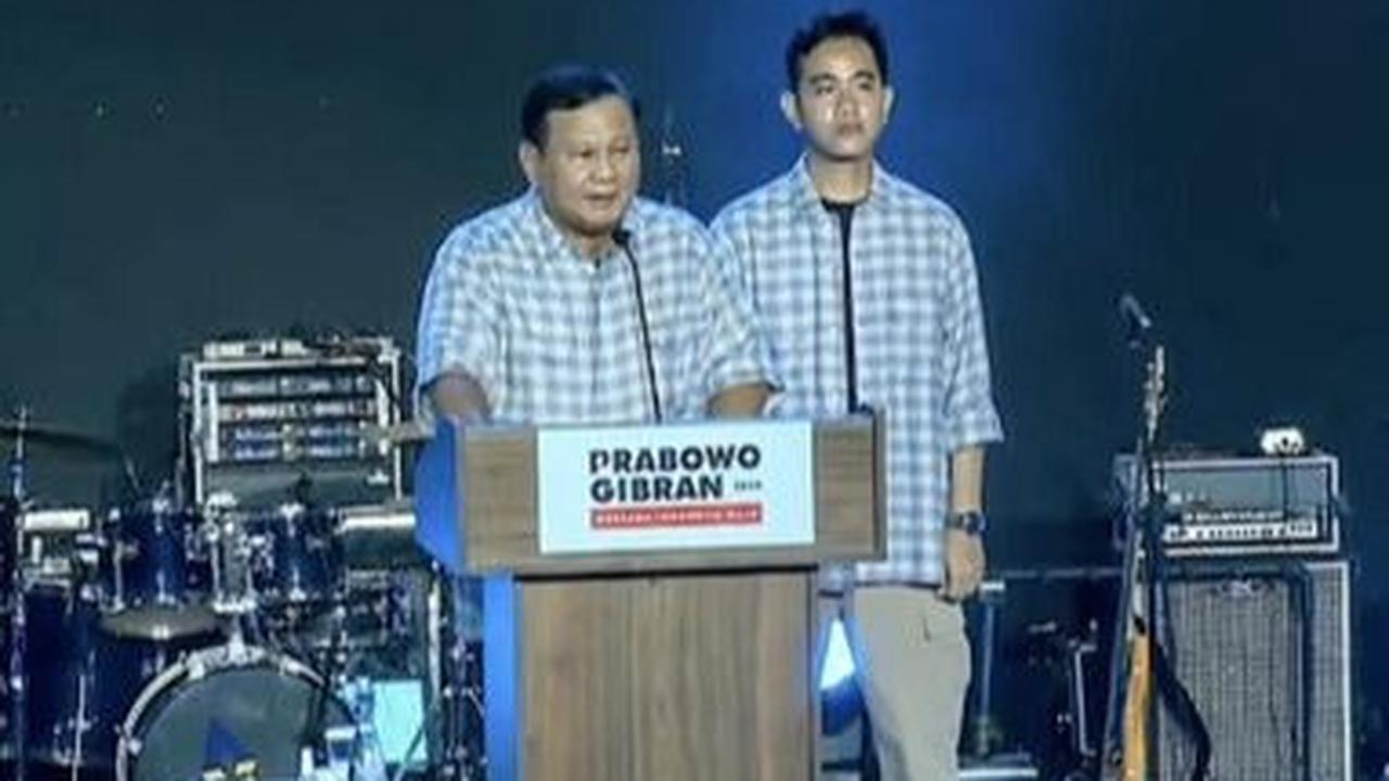 Pertama, Prabowo menyampaikan ucapan terima kasihnya kepada putra semata wayangnya, Didit Hediprasetyo.
