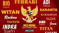 Timnas Indonesia - Ilustrasi Nama Pemian, Pelatih dan Staff Timnas Indonesia U-22 di SEA Games 2023 (Bola.com/Adreanus Titus)