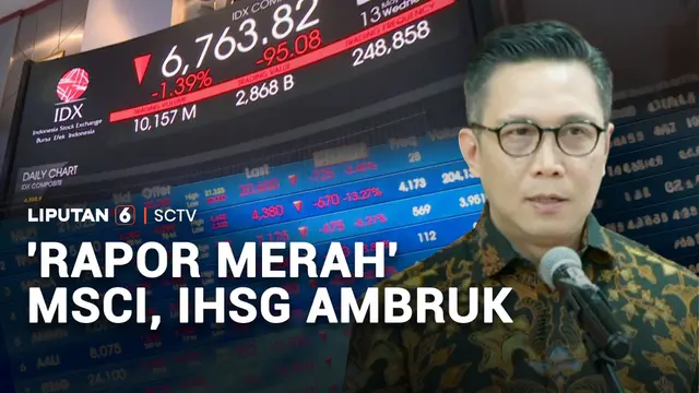 Geliat BEI Mendapat Penilaian Buruk dari MSCI
