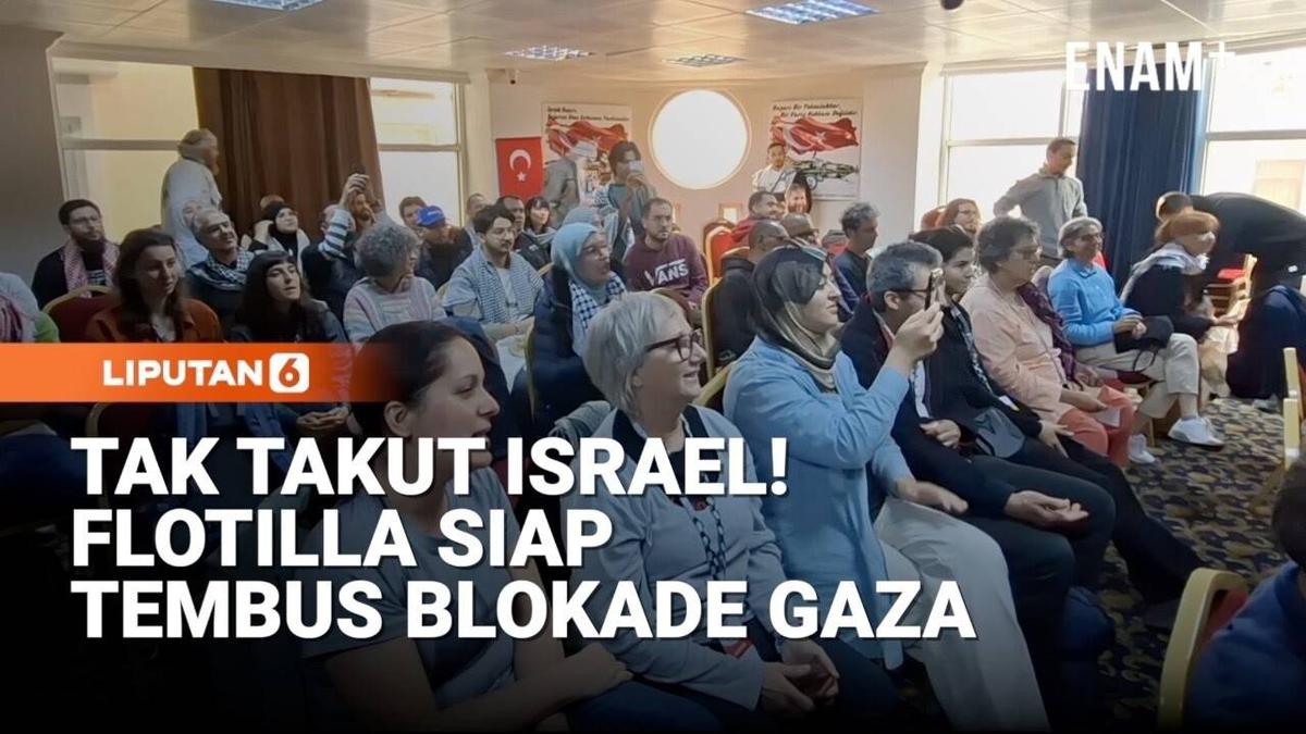 Tak Gentar Lawan Israel! Aktivis Flotilla Siap Terobos Blokade