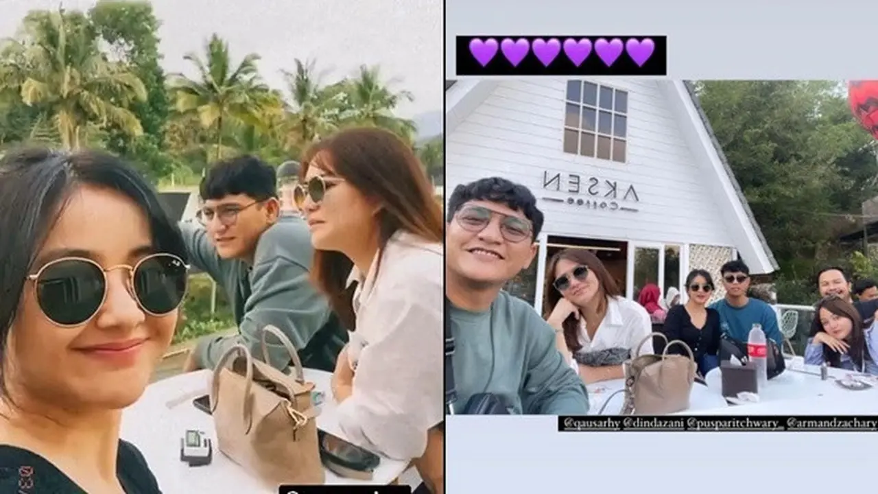 6 Potret Triple Date Masayu Clara, Adinda Azani dan Puspa Ritchwary, Romantis