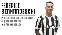 Federico Bernardeschi akan menggunakan nomor punggung warisan Alessandro Del Piero. (doc. Juventus)