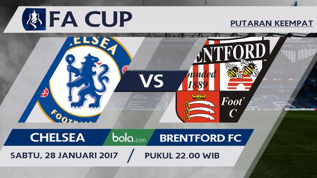 Piala FA_Chelsea Vs Brentford FC (Bola.com/Adreanus Titus)