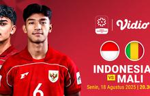 Link Live Streaming Piala Kemerdekaan 2025 Indonesia U-17 vs Mali U-17: Eksklusif di Vidio