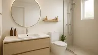 9 Model Kamar Mandi Minimalis Modern Ukuran Kecil tapi Cantik