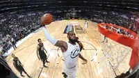 Aksi LeBron James di NBA All-Star 2018 (dok NBA)