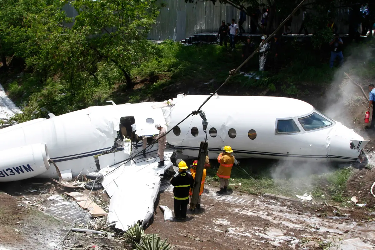 Jet peribadi Tergelincir di Honduras