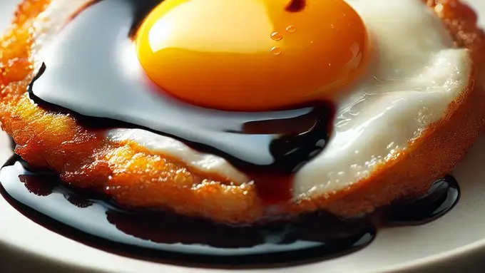 illustrasi telur ceplok kecap