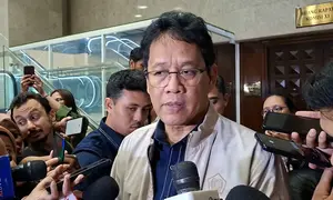 Menteri Keuangan Purbaya Yudhi Sadewa ditemui di Kompleks Parlemen, Jakarta, Rabu (4/2/2026).
