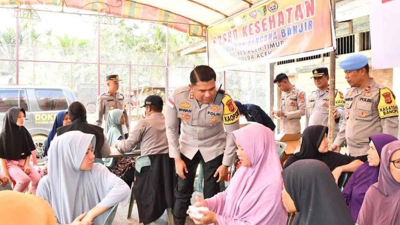 Polres Aceh Timur Fokus Pemulihan Trauma Anak Pascabanjir, Kembalikan Senyum Ceria Korban Bencana