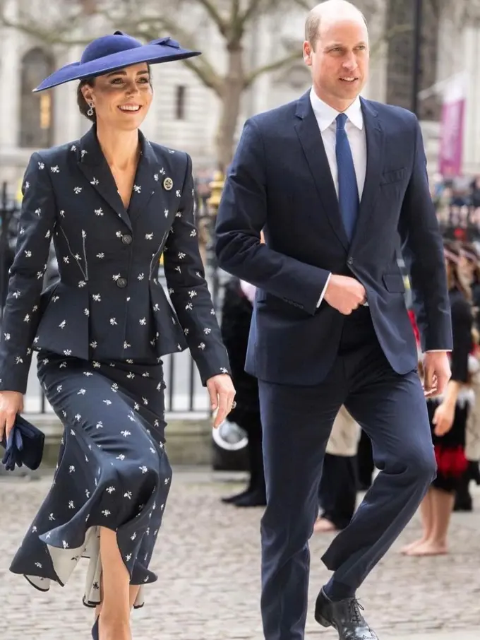 Gaya Monokromatik Kate Middleton yang Anti Membosankan Saat Commonwealth Day