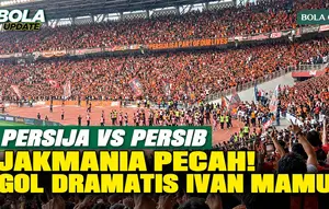 Jakmania Pecah! Selebrasi Heboh Sambut Gol Dramatis Ivan Mamut yang Bawa Persija Kalahkan Persib