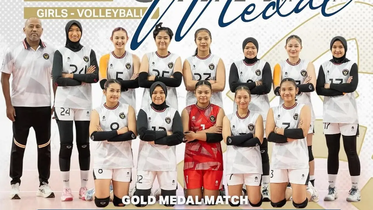 Timnas voli putri Indonesia U-18 - Asian Youth Games 2025 - Bola Voli