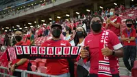 Pelatih Singapura, Tatsuma Yoshida, menyebut kemenangan atas Timnas Indonesia pada leg 2 semifinal Piala AFF 2020 akan menjadi hadiah Natal terindah buat suporter. (dok. AFF)