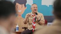 Sekda Jabar Setiawan Wangsaatmaja dalam acara Jabar Punya Informasi (Japri) di Gedung Sate Kota Bandung, Selasa (14/6/2022).