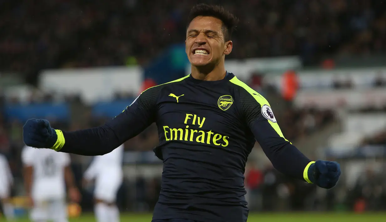 1. Alexis Sanchez (Arsenal) - 14 Gol. (AFP/Geoff Caddick) 