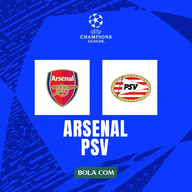 Liga Champions - Arsenal Vs PSV
