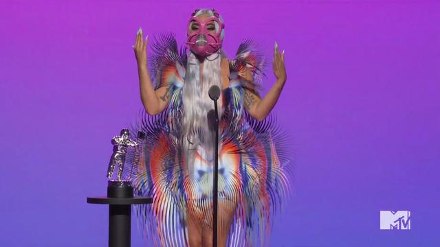 Lady Gaga dalam MTV VMA 2020 (MTV via AP)