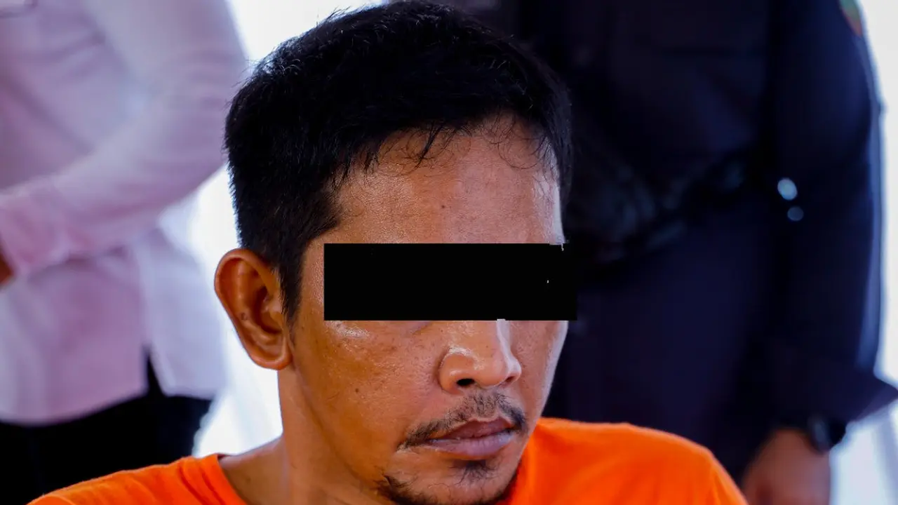 Penangkapan Salihin alias Saleh (39), bandar besar Narkoba Kampung Puntun, Kota Palangkaraya, Kalimantan Tengah.