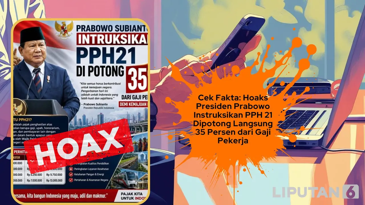 Cek fakta Presiden Prabowo instruksikan PPH 21 dipotong langsung 35 persen dari gaji pekerja